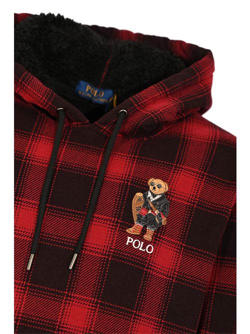Felpa in cotone con ricamo teddy bear POLO RALPH LAUREN | 710981796001